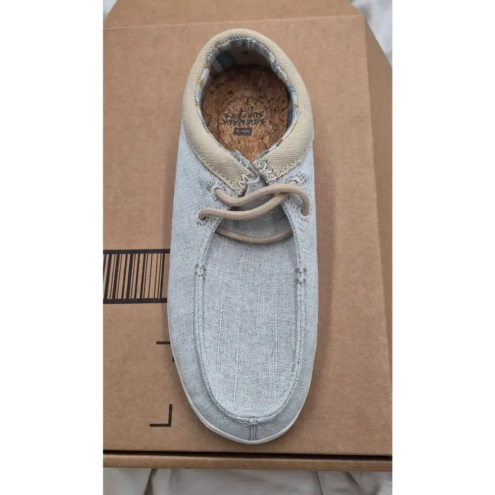 NEW Sanuk Women's Shaka Lite SL casual shoes natural hemp canvas SZ 6.5